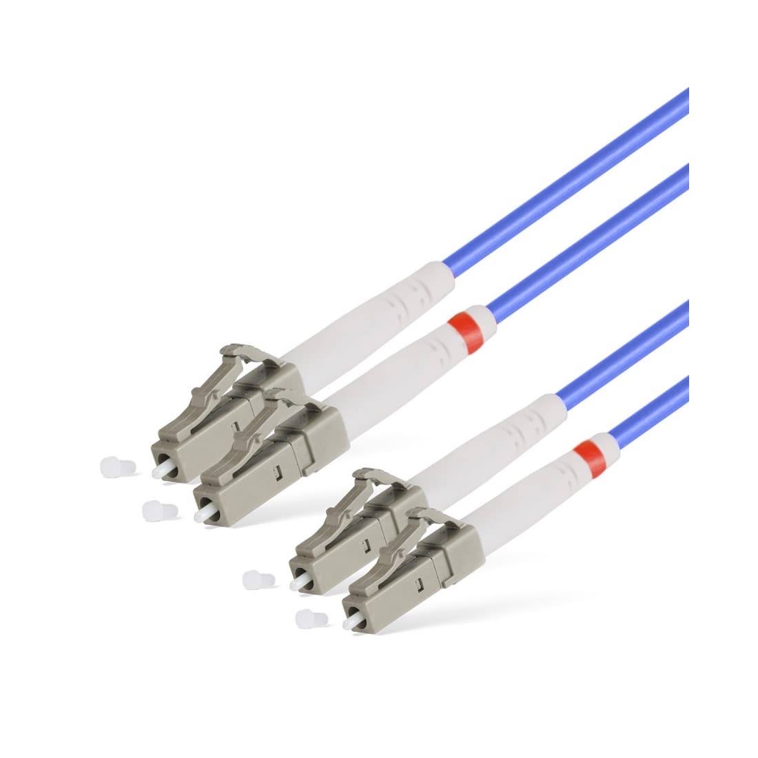Патч корд оптоволоконный,, LC/UPC-LC/UPC MM OM4 50/125 Duplex 3.0мм 1 м, LSZH