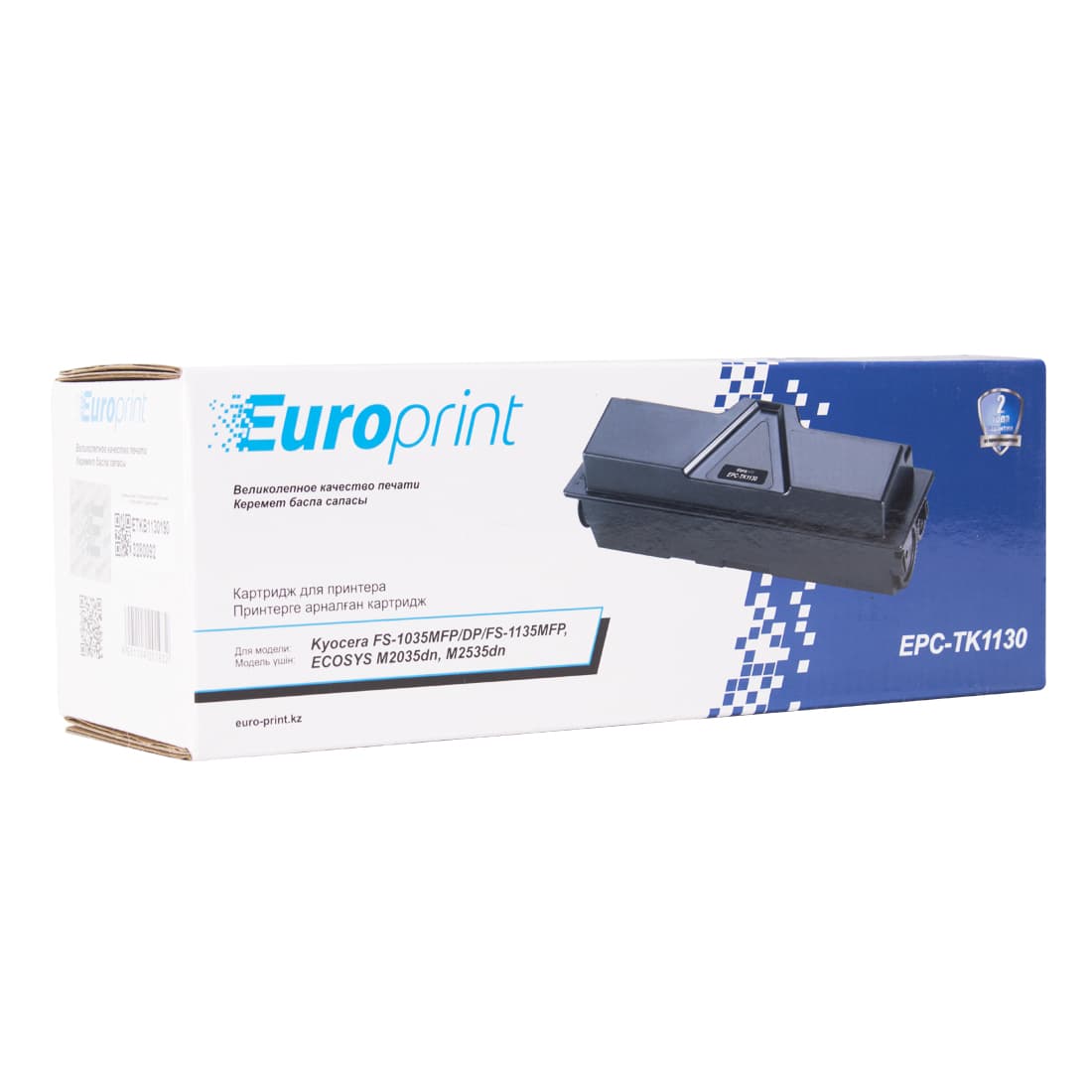 Тонер-картридж, Europrint, EPC-TK1130, Для принтеров Kyocera FS-1030/FS-1030MFP/DP/FS-1130MFP, ECOSYS M2030DN/2530DN, 3000 страниц.