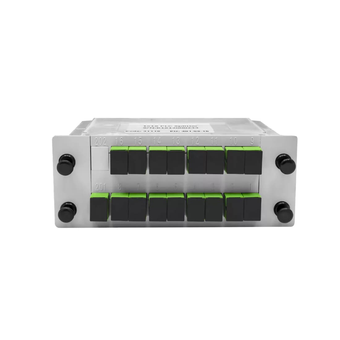 Делитель оптический планарный, А-Оптик, PLC-M-1x16 разъемы SC/APC, в корпусе