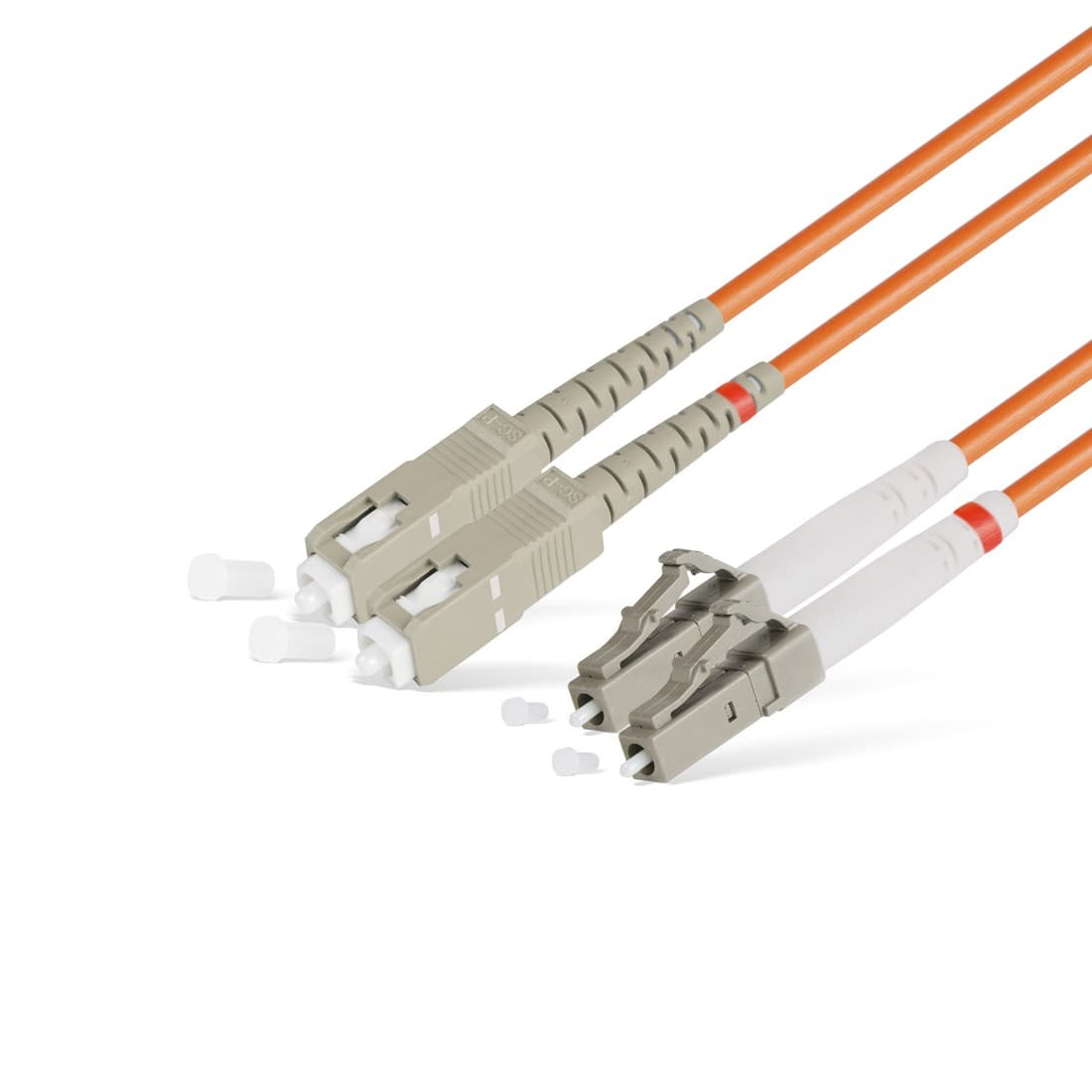 Патч корд оптоволоконный,, SC/UPC-LC/UPC MM OM2 50/125 Duplex 3.0мм 1 м, LSZH