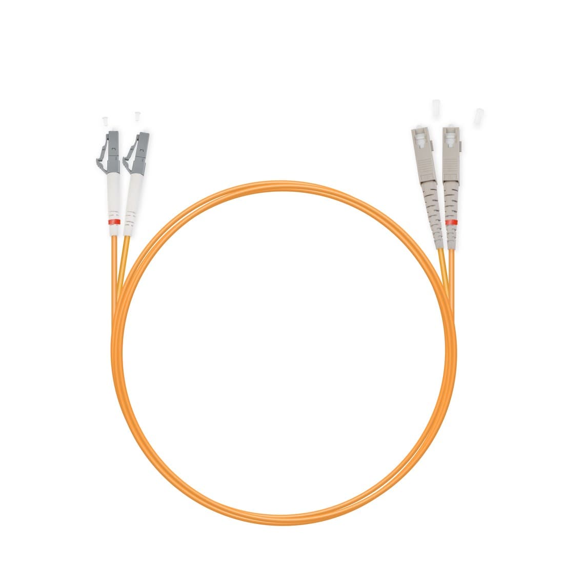 Патч корд оптоволоконный,, SC/UPC-LC/UPC MM OM2 50/125 Duplex 3.0мм 1 м, LSZH