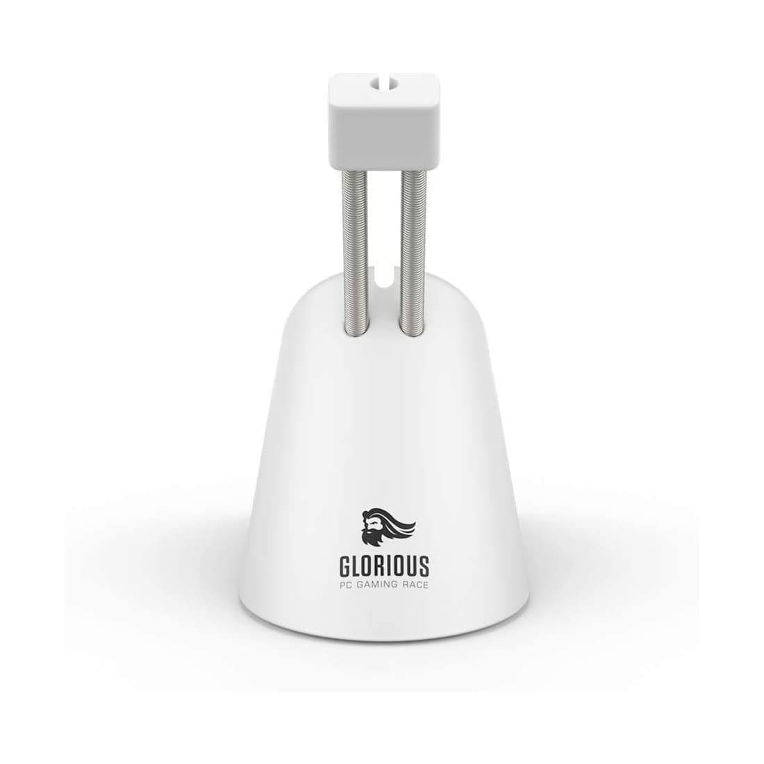 Держатель провода мыши, Glorious, Mouse Bungee, G-MB-WHITE, Пластик, Резина, Металл, Нескользящие ножки, Белый