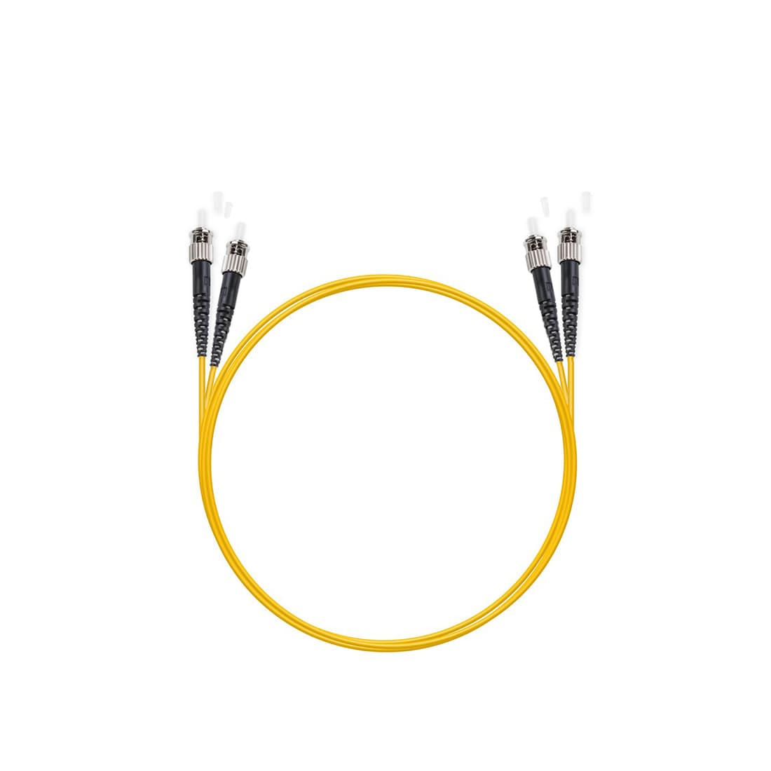 Патч корд оптоволоконный,, ST/UPC-ST/UPC SM 9/125 Duplex 2.0мм 1 м, LSZH