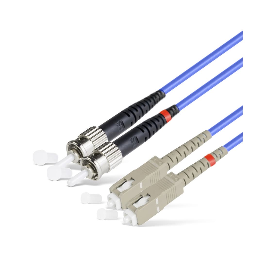 Патч корд оптоволоконный,, SC/UPC-ST/UPC MM OM4 50/125 Duplex 3.0мм 1 м, LSZH