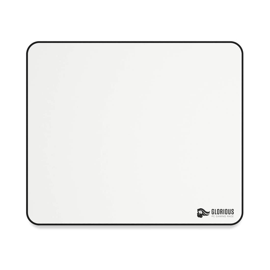 Коврик для компьютерной мыши, Glorious, L, GW-L, 330x280x2, Резиновая основа, Тканевая поверхность, Белый