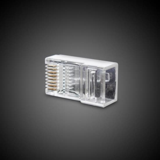 Коннектор телекоммуникационный, SHIP, S901A, RJ 45, Cat.5e, UTP, (100 штук в пакете)