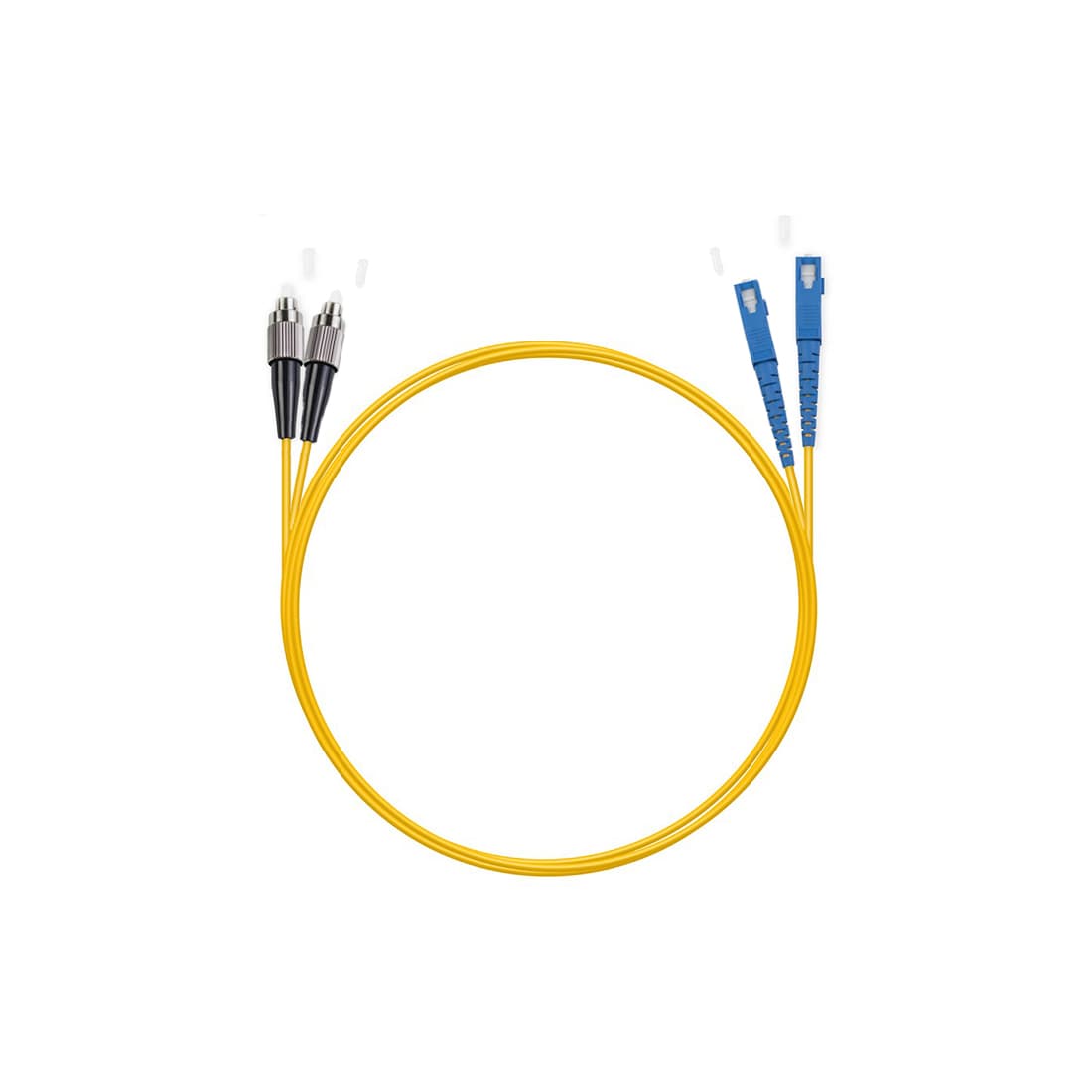 Патч корд оптоволоконный,, SС/UPC-FC/UPC SM 9/125 Duplex 2.0мм 1 м, LSZH
