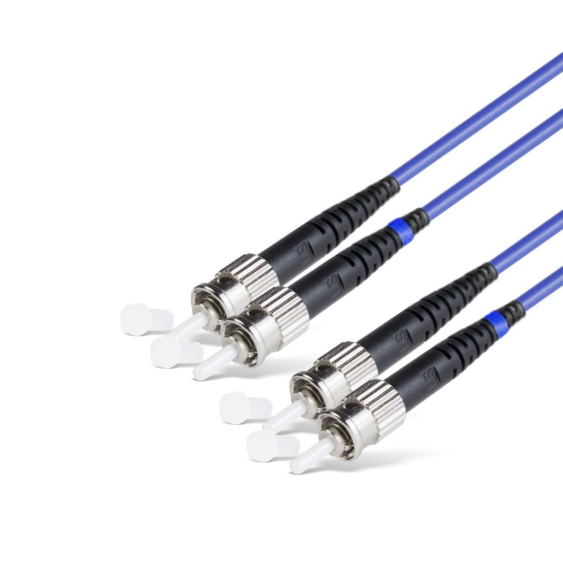 Патч корд оптоволоконный,, ST/UPC-ST/UPC MM OM4 50/125 Duplex 3.0мм 1 м, LSZH