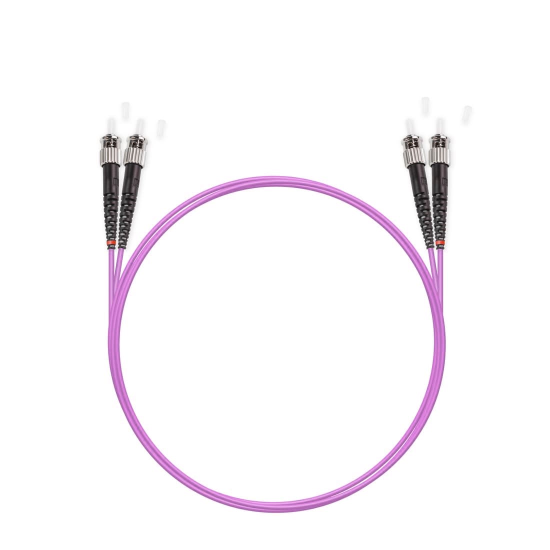 Патч корд оптоволоконный,, ST/UPC-ST/UPC MM OM3 50/125 Duplex 3.0мм 1 м, LSZH