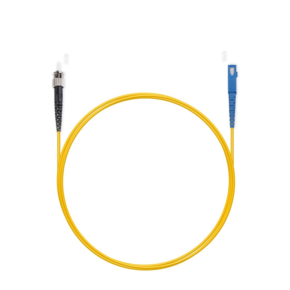 Патч корд оптоволоконный,, SC/UPC-ST/UPC SM 9/125 Simplex 3.0мм 1 м, LSZH