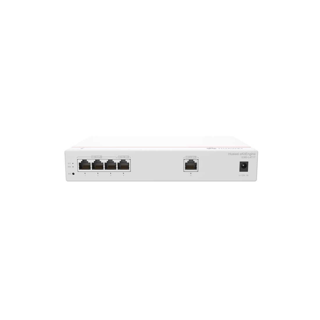 Маршрутизатор, Huawei, S380-L4T1T, 1 порт WAN 10/100/1000M RJ-45, 4 порта LAN 10/100/1000M RJ-45, поддержка до 150 пользователей, производительность пересылки 2 Гбит/с