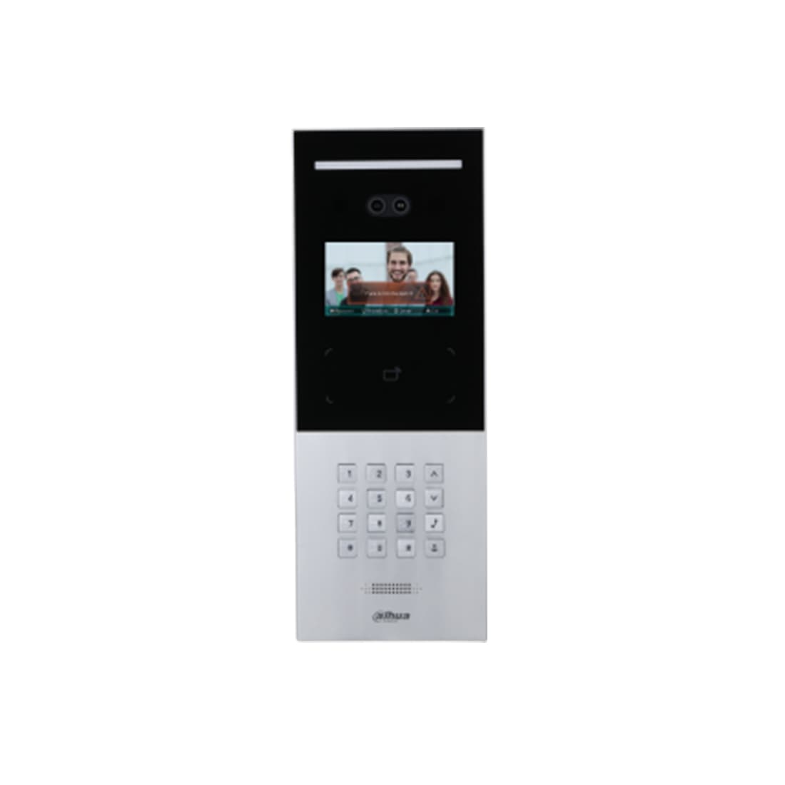Вызывная панель, Dahua, DHI-VTO6531F-S2, IP-устройство распознавания лиц для двери, 2 Мп, 12 В постоянного тока, 2А. стандартное PoE