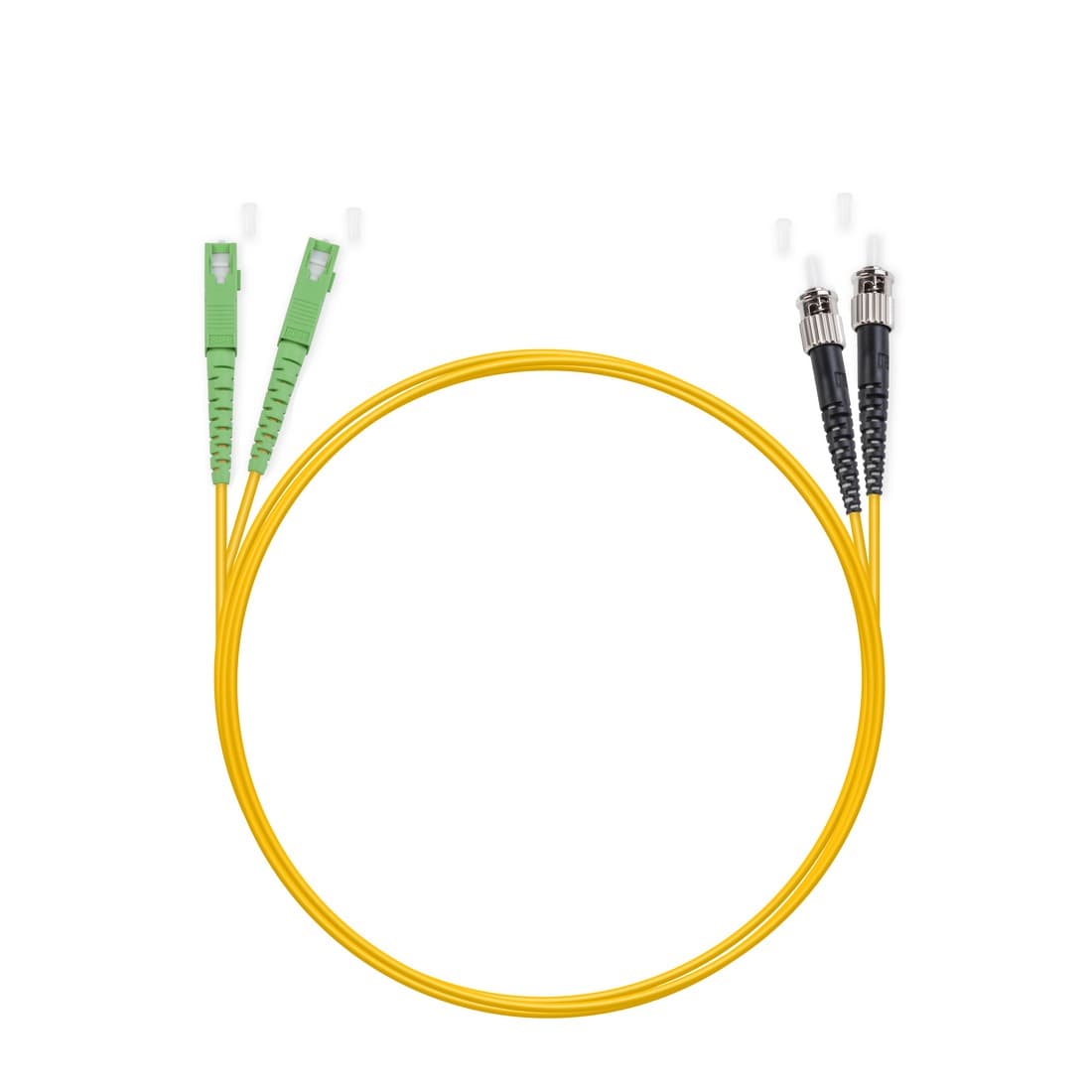 Патч корд оптоволоконный,, SC/APC-ST/UPC SM 9/125 Duplex 2.0мм 1 м, LSZH