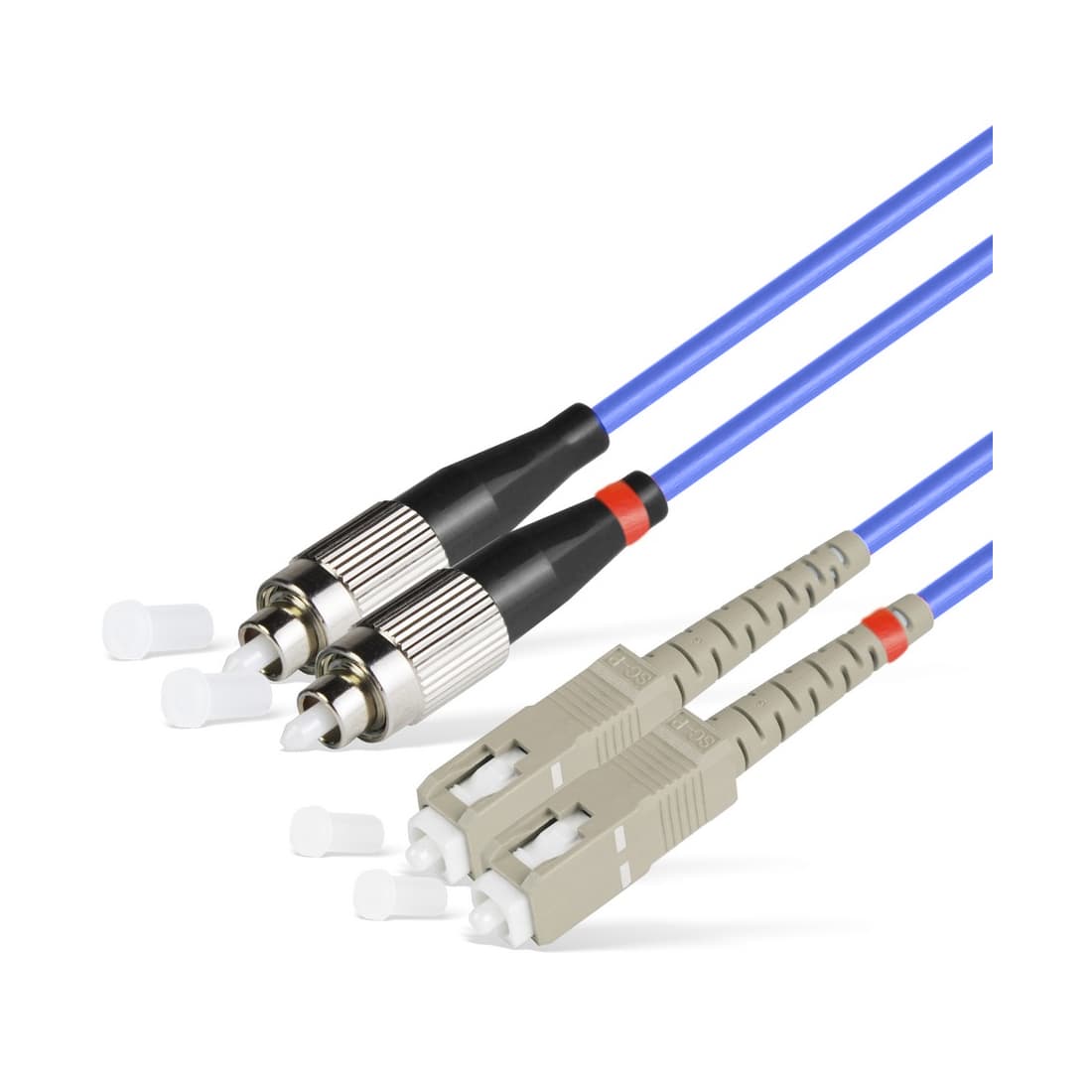 Патч корд оптоволоконный,, SC/UPC-FC/UPC MM OM4 50/125 Duplex 3.0мм 1 м, LSZH