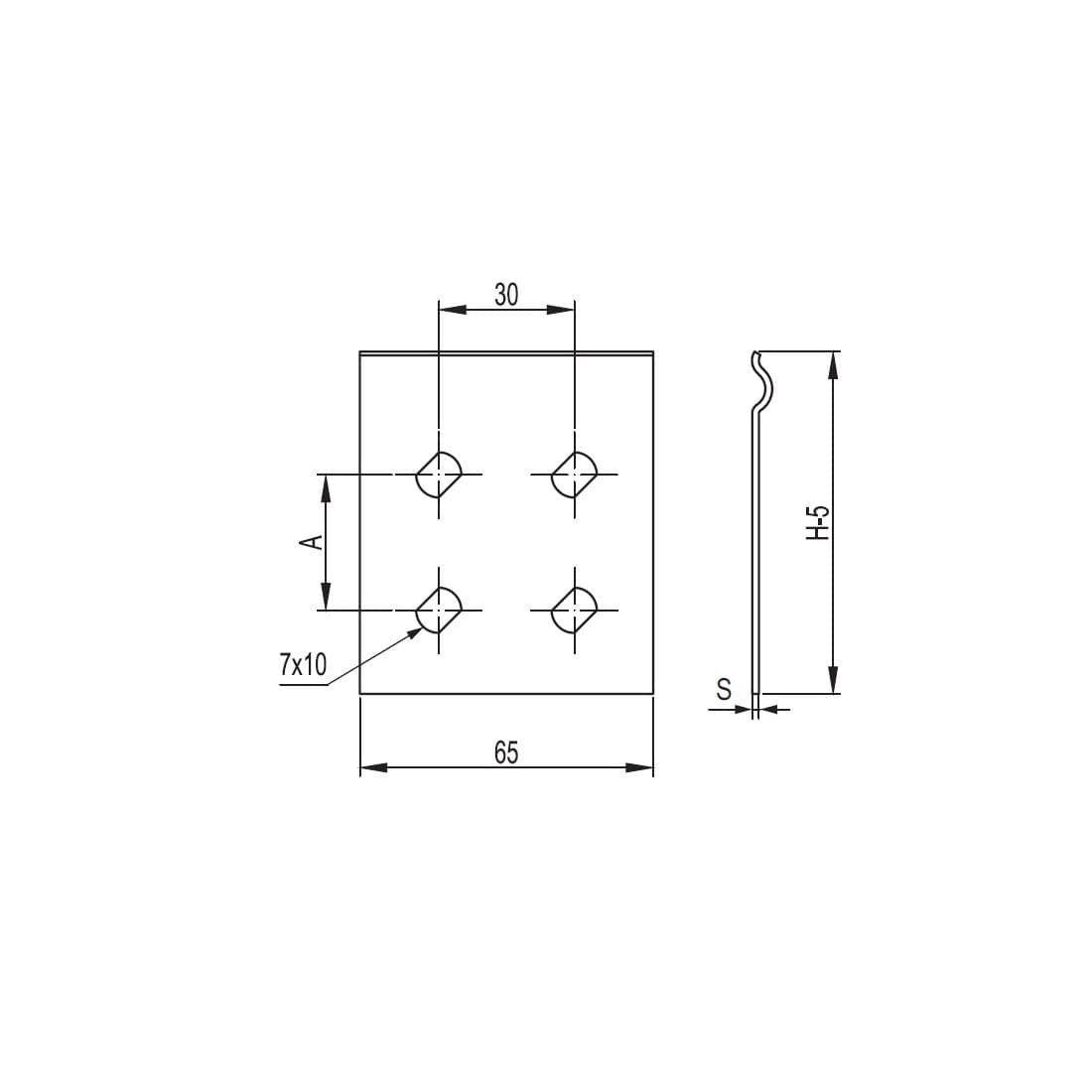 Пластина соединительная GTO, DKC, 37305R, H100