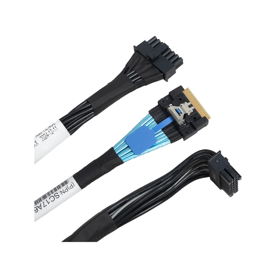 Комплект интерфейсных кабелей, Lenovo, ThinkSystem SR650 V2 2.5" Chassis Front BP1 SAS/SATA Cable Kit v2