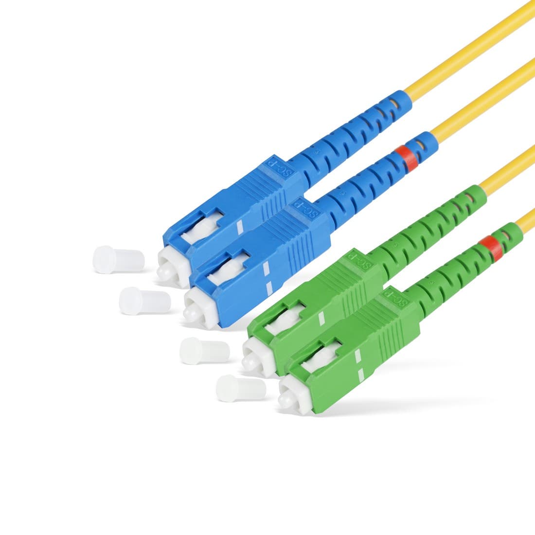 Патч корд оптоволоконный,, SC/UPC-SC/APC SM 9/125 Duplex 3.0мм 1 м, LSZH