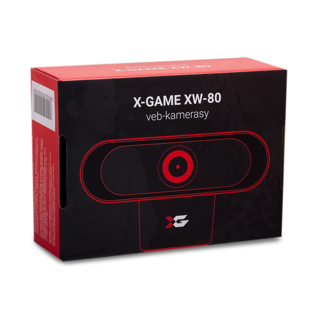 Веб-Камера, XG, XW-80, USB 2.0, CMOS, 1920x1080, 2.0Mpx, Микрофон, Крепление: зажим, Кабель 1.2 метра, Черный