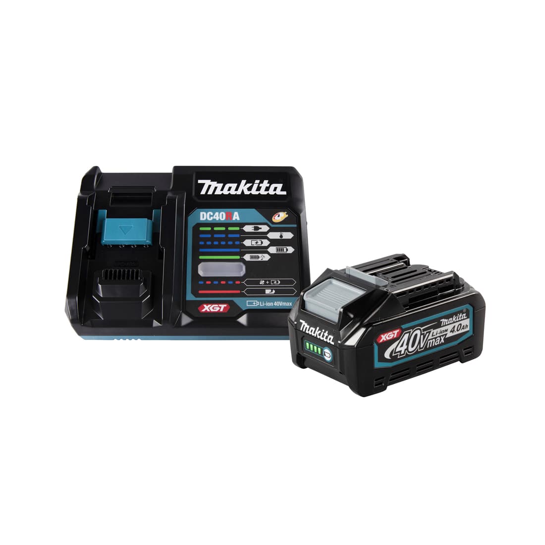 Набор аккумулятор и зарядное устройство, Makita, 191J67-0, XGT, 1x4.0Ач, DC40RA, картон