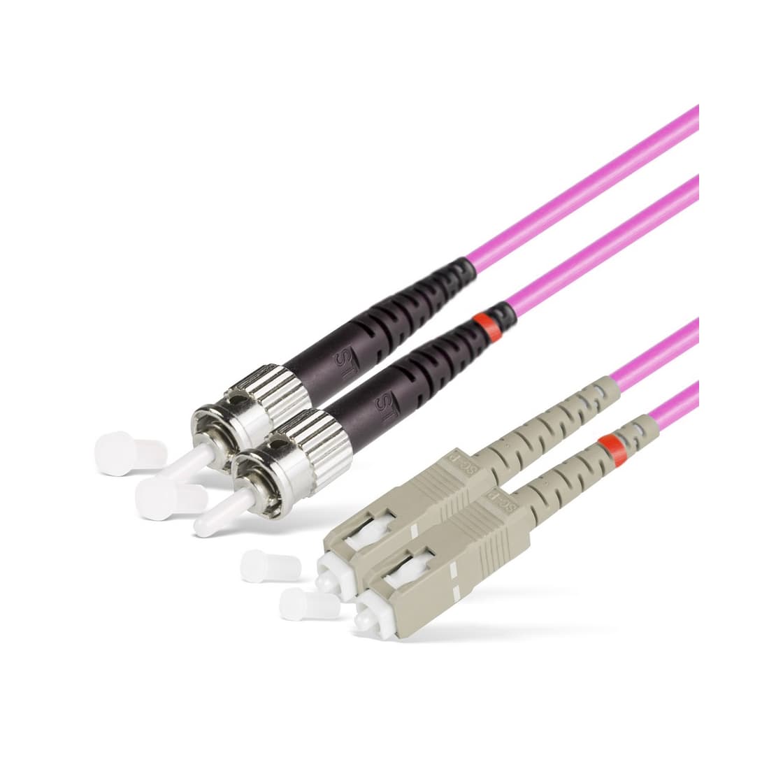 Патч корд оптоволоконный,, SC/UPC-ST/UPC MM OM3 50/125 Duplex 3.0мм 1 м,LSZH