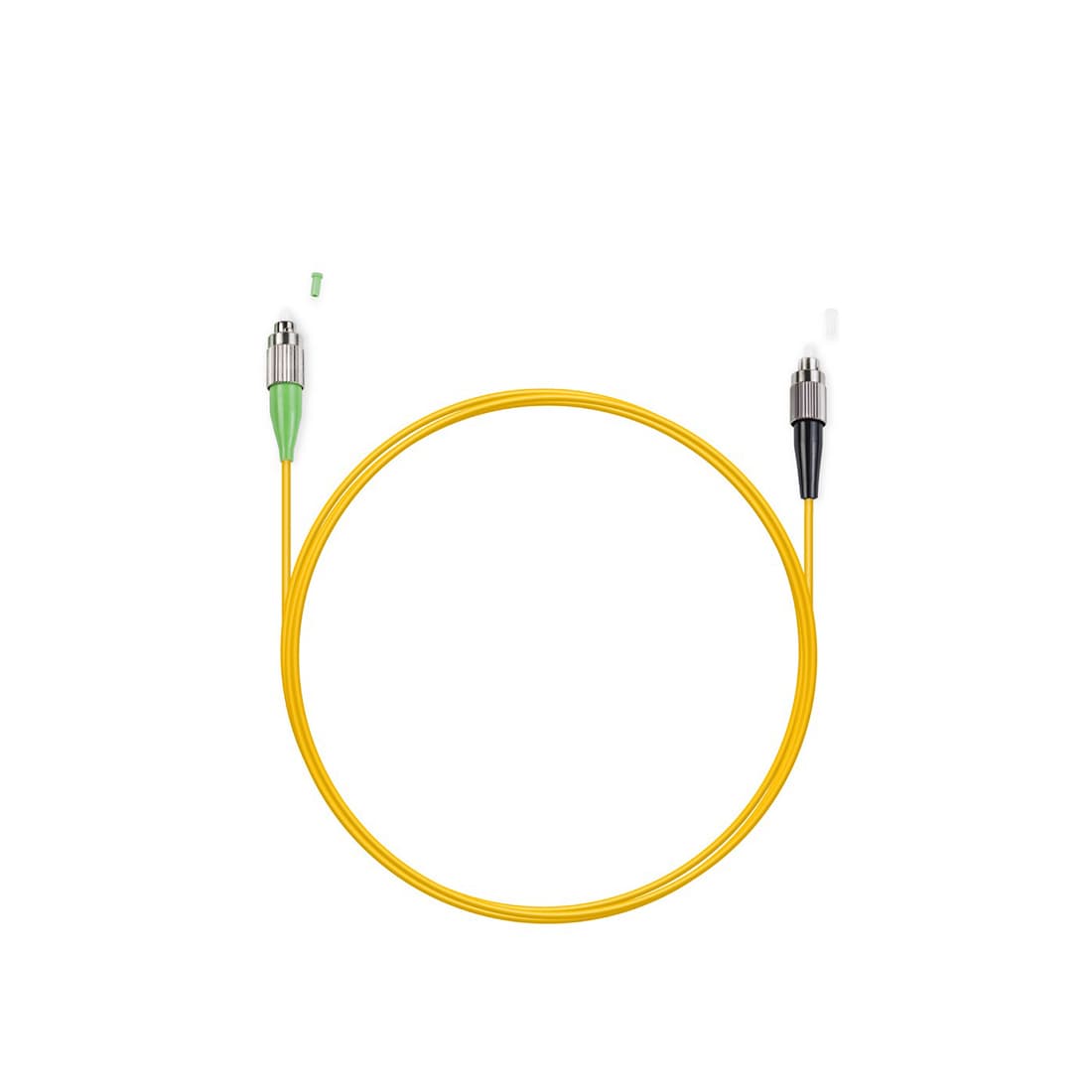 Патч корд оптоволоконный,, FC/UPC-FC/APC SM 9/125 Simplex 2.0мм 1 м, LSZH
