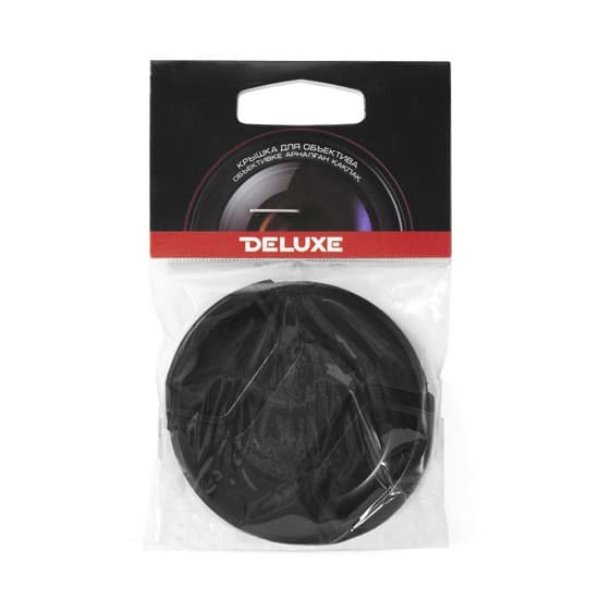 Крышка для объектива, Deluxe, DLCA-CAP 52 mm, Передняя на объектив, Диаметр 52 мм, Чёрный