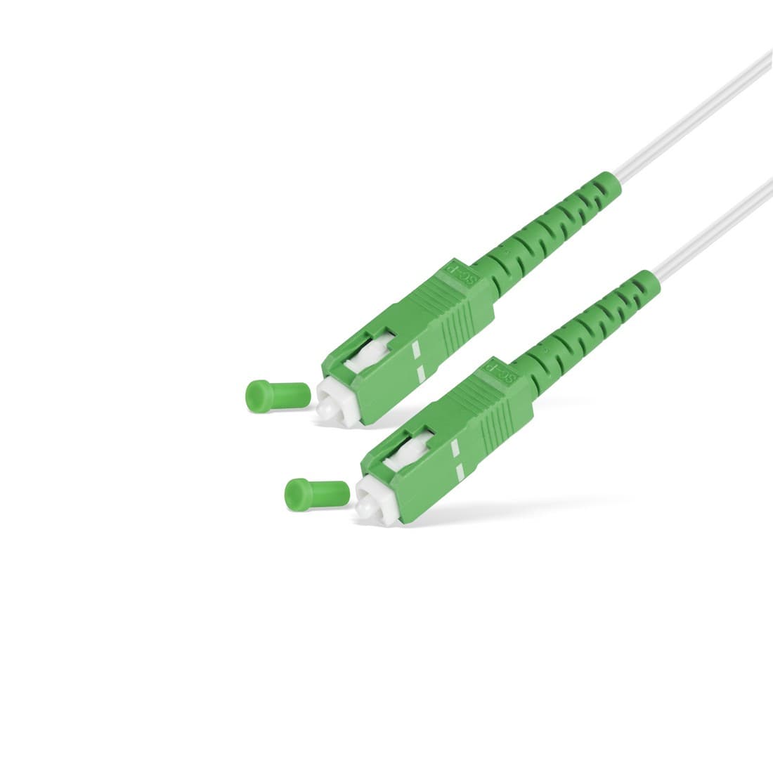 Абонентский FTTH Патч Корд,, SС/APC-SC/APC, SM, G657, 25 м, Для внутр. прокладки, Белый, LSZH